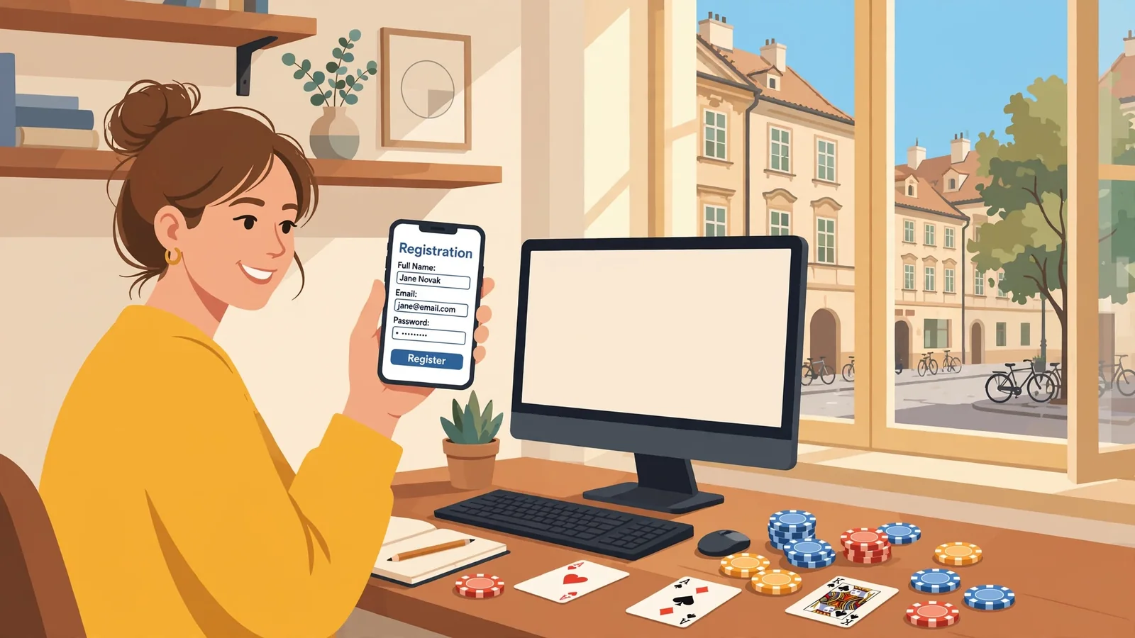 Bonus za založení účtu v online casinu